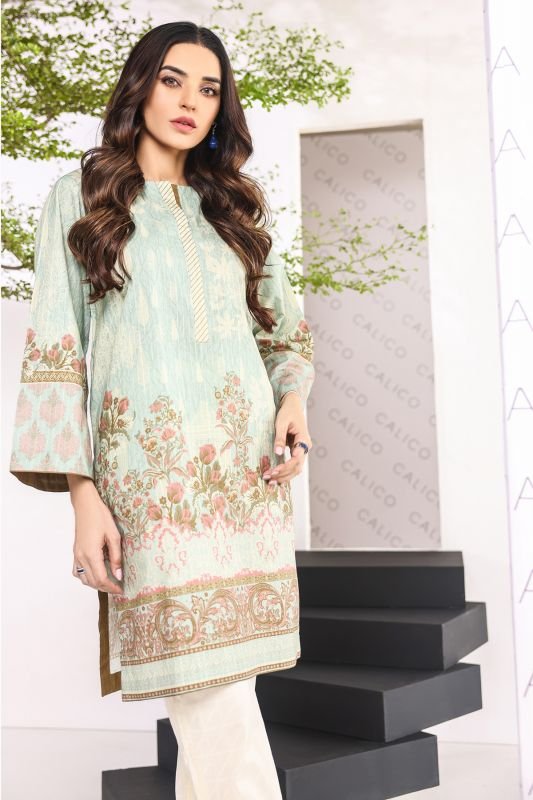 Printed Dobby Kurti