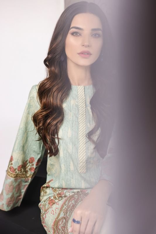 Printed Dobby Kurti