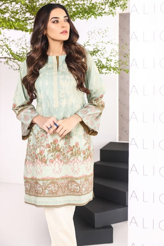 Printed Dobby Kurti