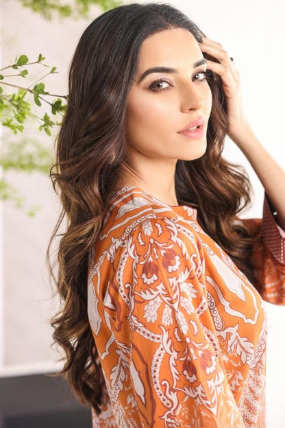 Printed Satin Kurti