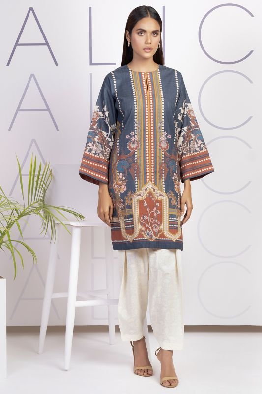 Printed Dobby Kurti