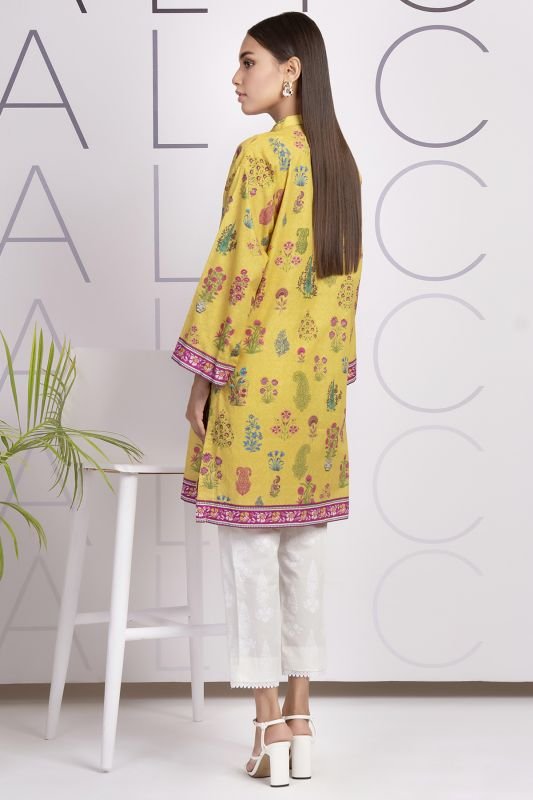 Printed Dobby Kurti
