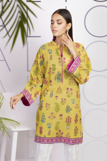Printed Dobby Kurti
