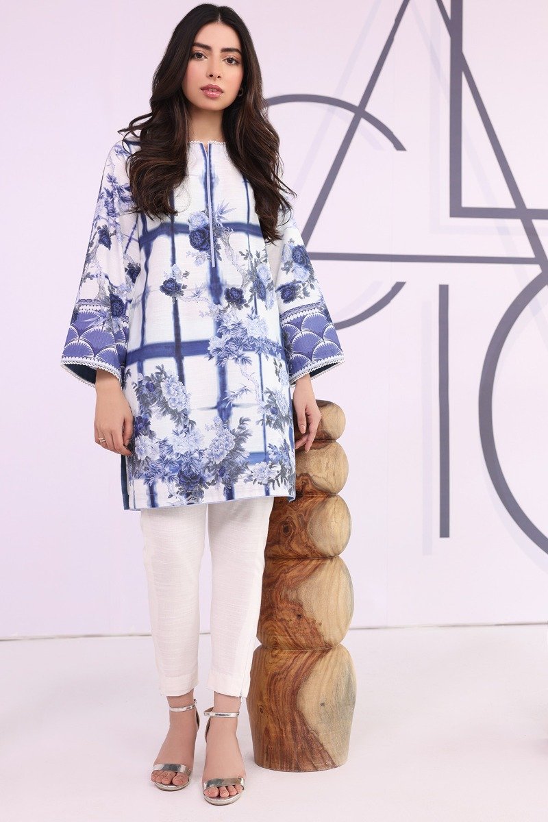 Printed Khaddar Kurti