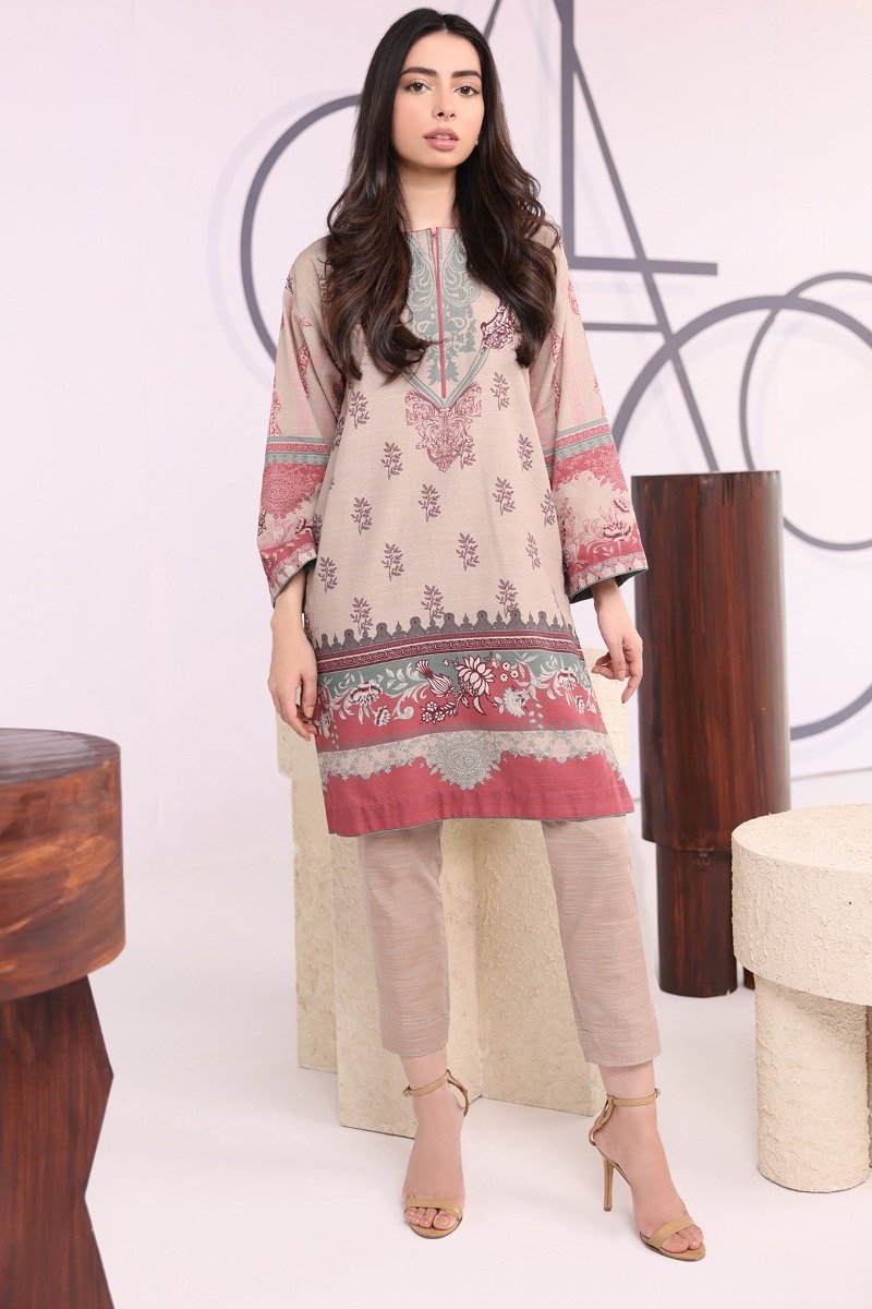 Printed Khaddar Kurti