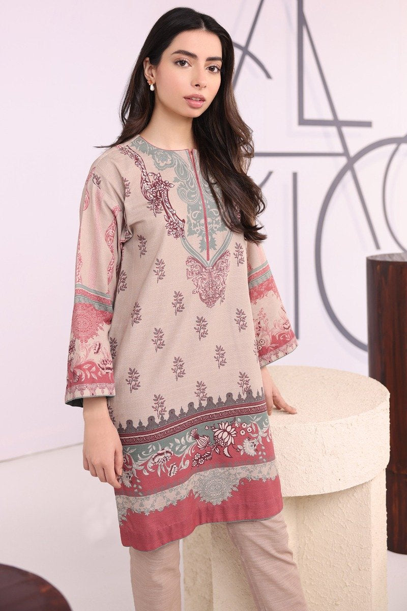 Alkaram - Printed Khaddar Kurti
