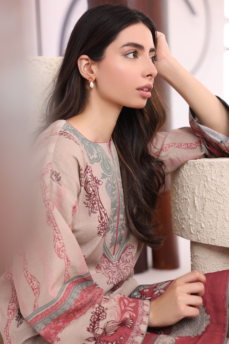 Alkaram - Printed Khaddar Kurti