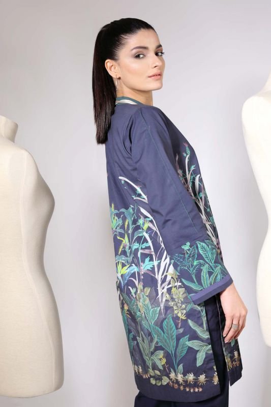 Printed Satin Kurti