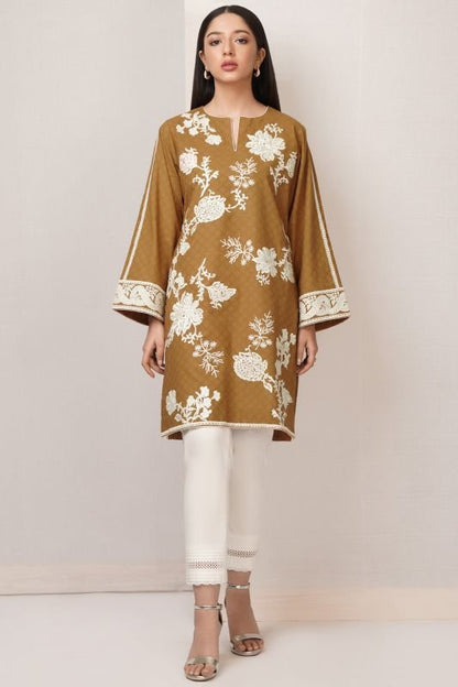 Embroidered Dobby Kurti