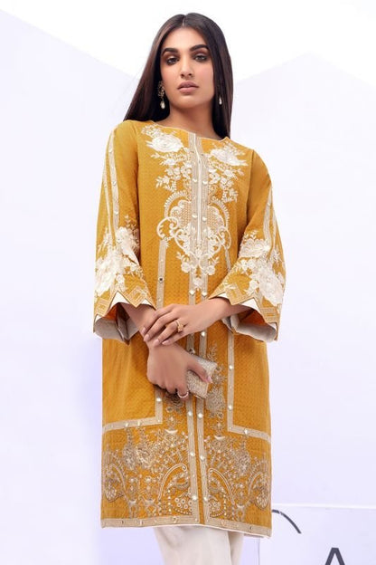 Embroidered Dobby Kurti
