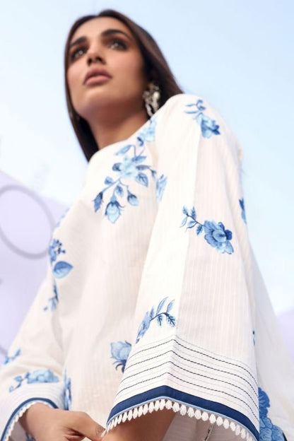 Embroidered Dobby Kurti