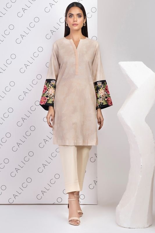 Dyed Dobby Kurti