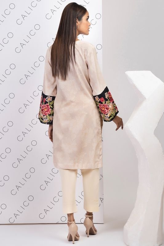 Dyed Dobby Kurti