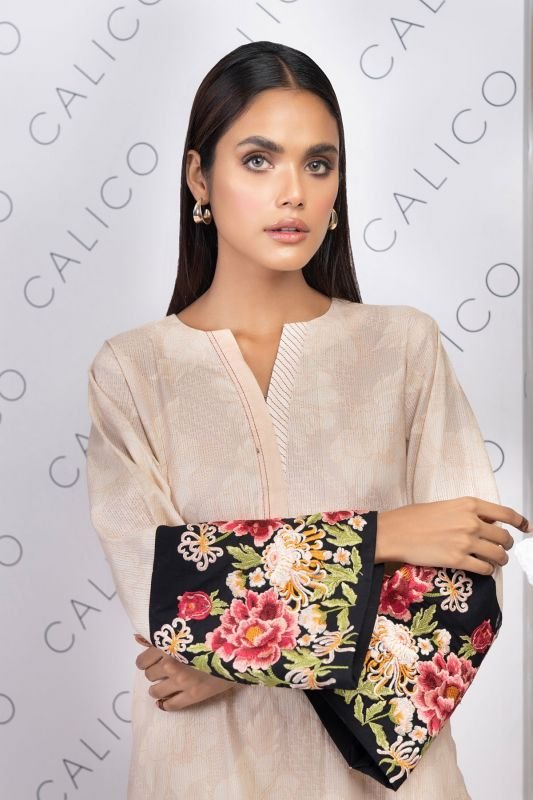 Dyed Dobby Kurti