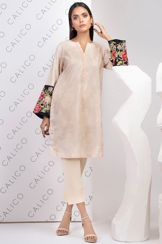 Dyed Dobby Kurti