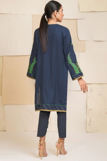 Embroidered Dobby Kurti