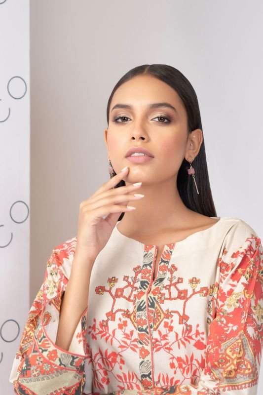 Printed Cambric Kurti