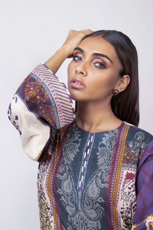 Printed Dobby Kurti