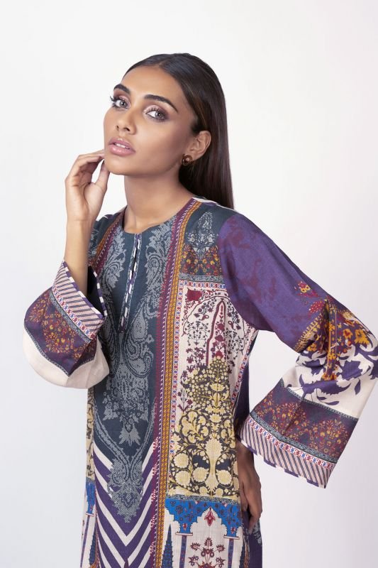 Printed Dobby Kurti