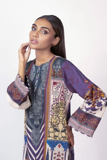 Printed Dobby Kurti