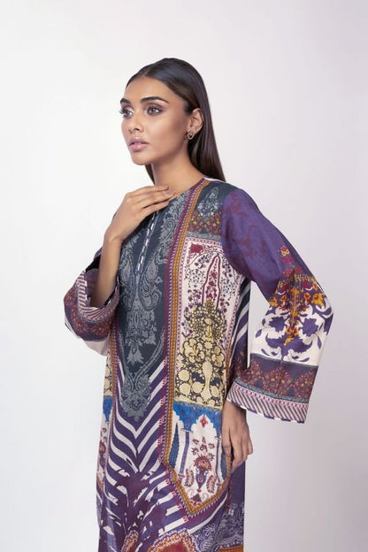 Printed Dobby Kurti
