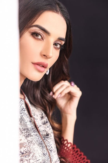 Printed Satin Kurti