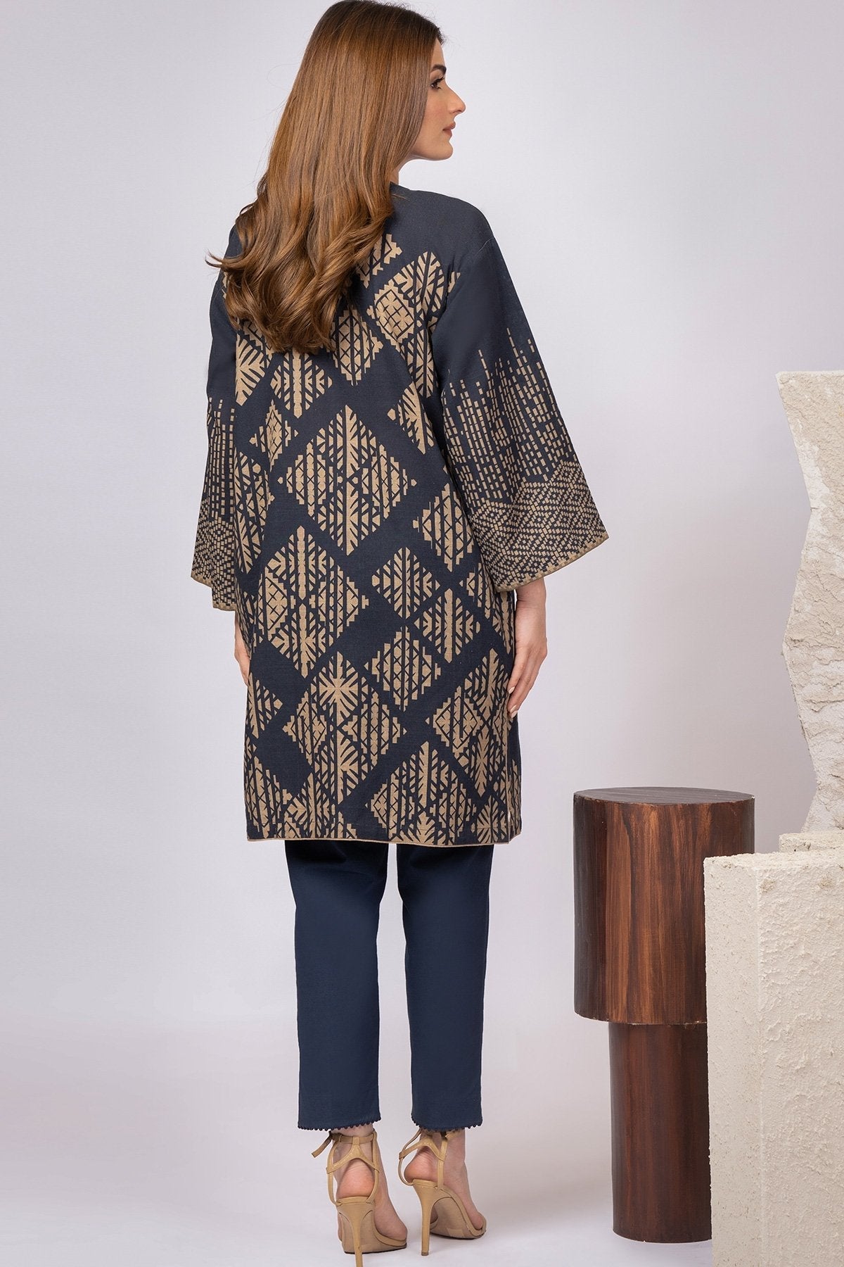 Alkaram - Printed Khaddar Kurti