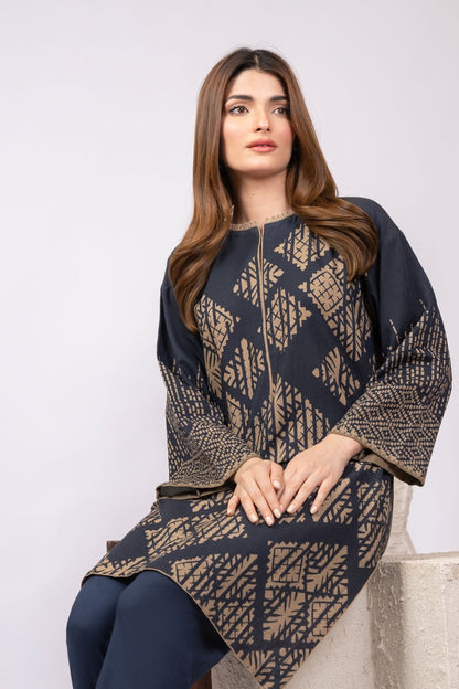 Alkaram - Printed Khaddar Kurti