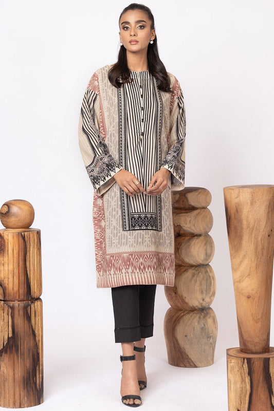Printed Khaddar Kurti
