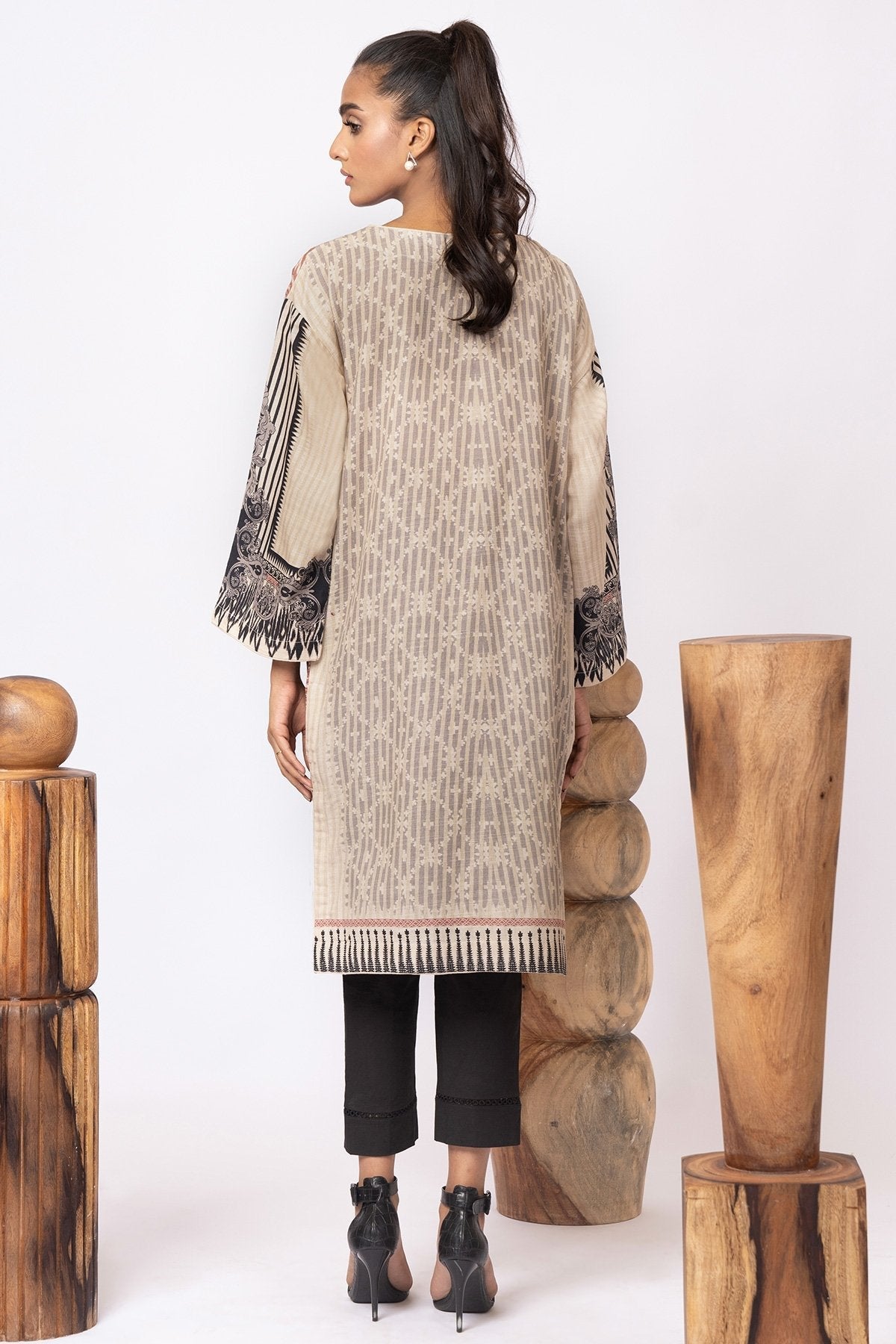 Alkaram - Printed Khaddar Kurti