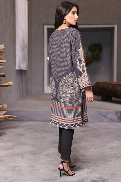 Alkaram - Printed Embroidered Khaddar Kurti