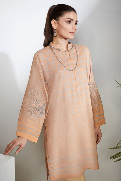 Printed Embroidered Viscose Kurti