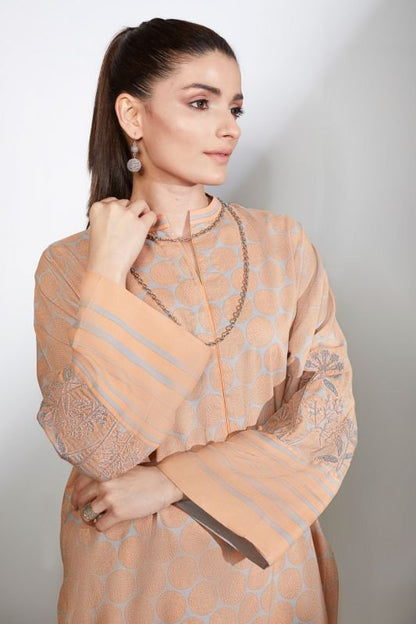 Printed Embroidered Viscose Kurti