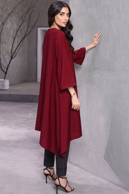 Alkaram - Dyed Embroidered Crape Kurti