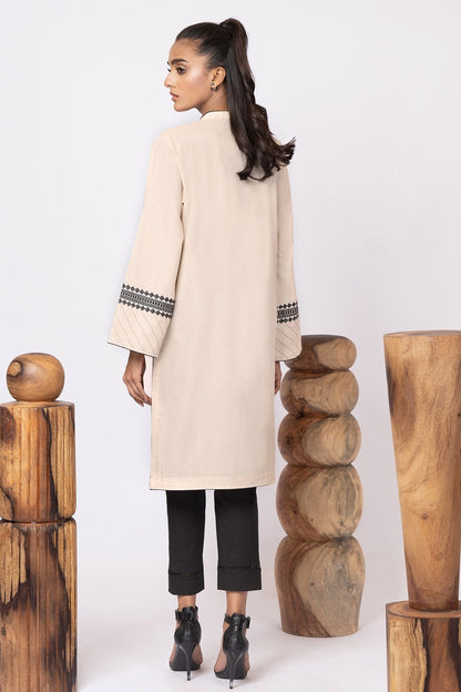 Alkaram - Dyed Embroidered Dobby Kurti