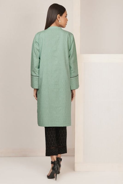 Embroidered Dobby Kurti