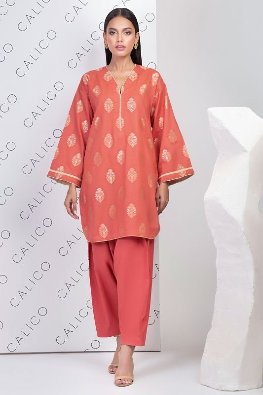 2 Pc Jacquard Suit