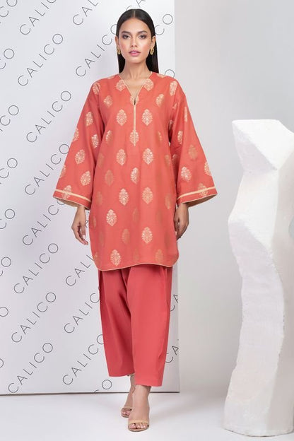 2 Pc Jacquard Suit