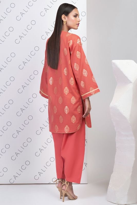 2 Pc Jacquard Suit