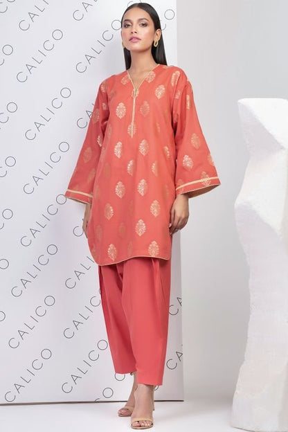 2 Pc Jacquard Suit