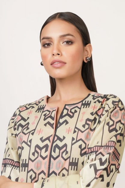 3 Pc Printed Lawn Suit