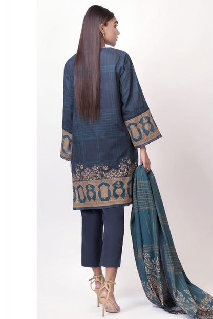 3 Pc Printed Lawn Suit