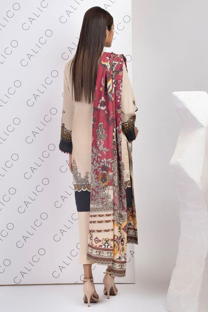 3 Pc Embroidered Lawn Suit