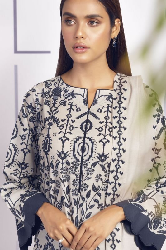 2 Pc Printed Viscose Suit