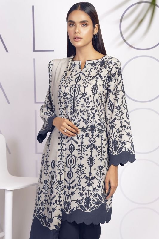 2 Pc Printed Viscose Suit