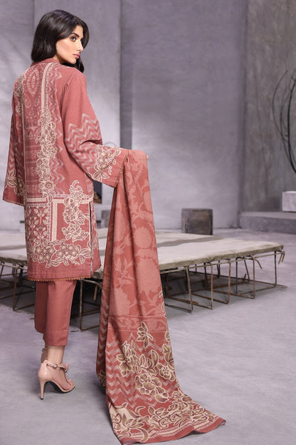 Alkaram - 3 Pc Printed Khaddar Suit