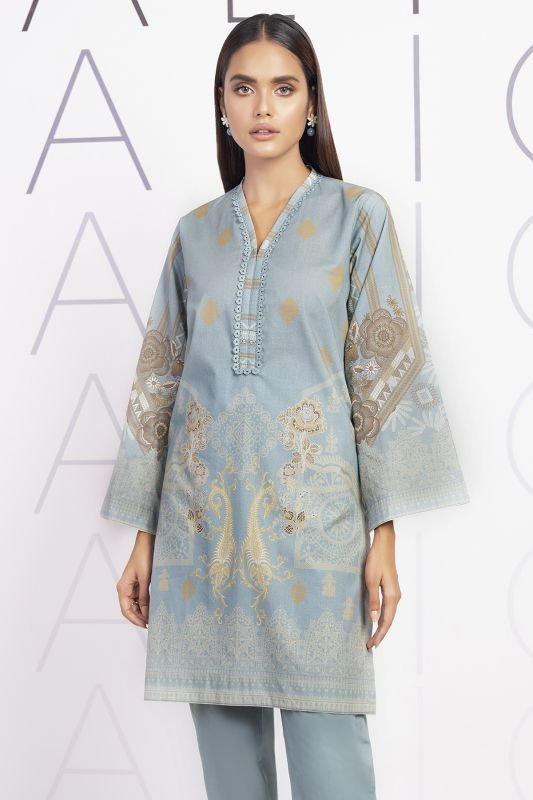 2 Pc Printed Cambric Suit