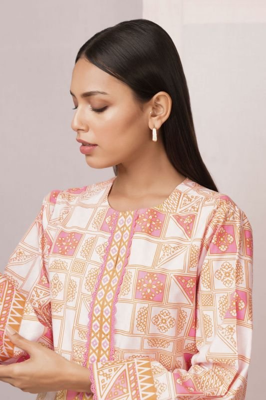Printed Cambric Kurti