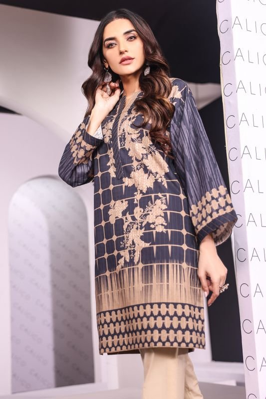 Printed Dobby Kurti