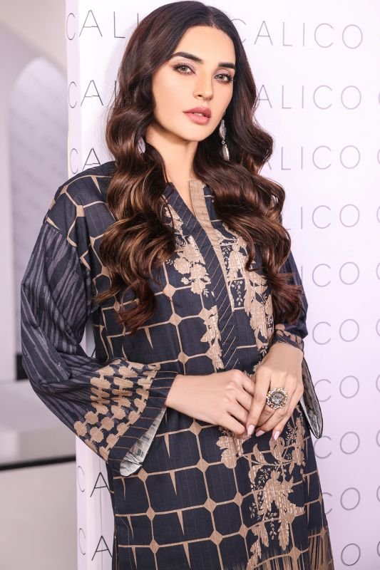Printed Dobby Kurti